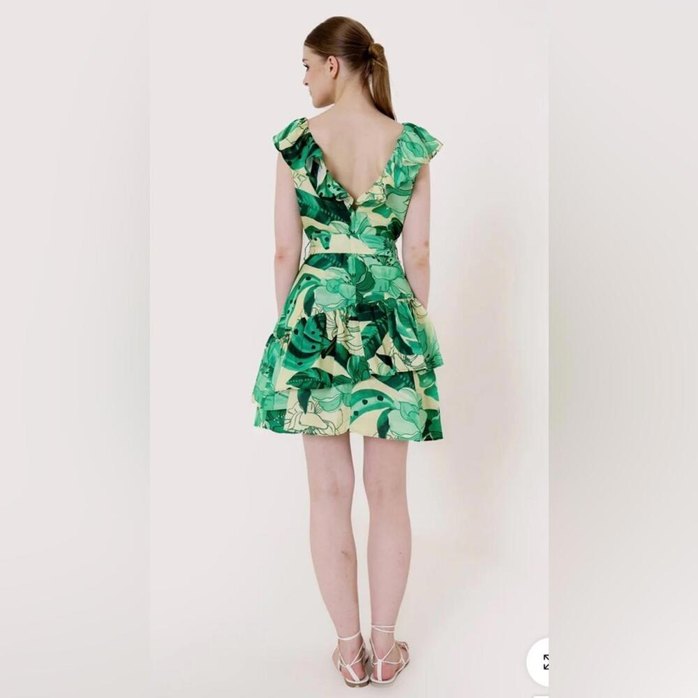 HT 360 Collective Dark Green Short Dress - Size XS - Picture 2 of 9